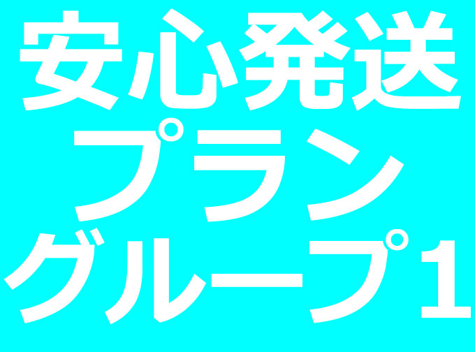 安心発送プラン（グループ１）